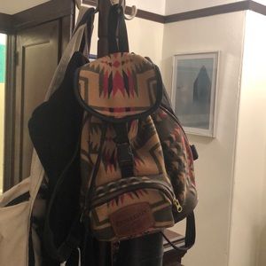 Super cute and sturdy Pendleton mini backpack!
